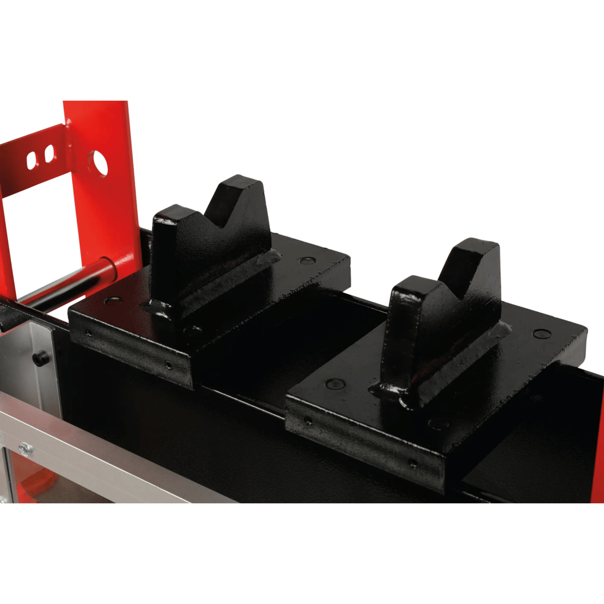 AFF 30-Ton Super-Duty Shop Press with Dual Air Motor & Glycerin Gauge