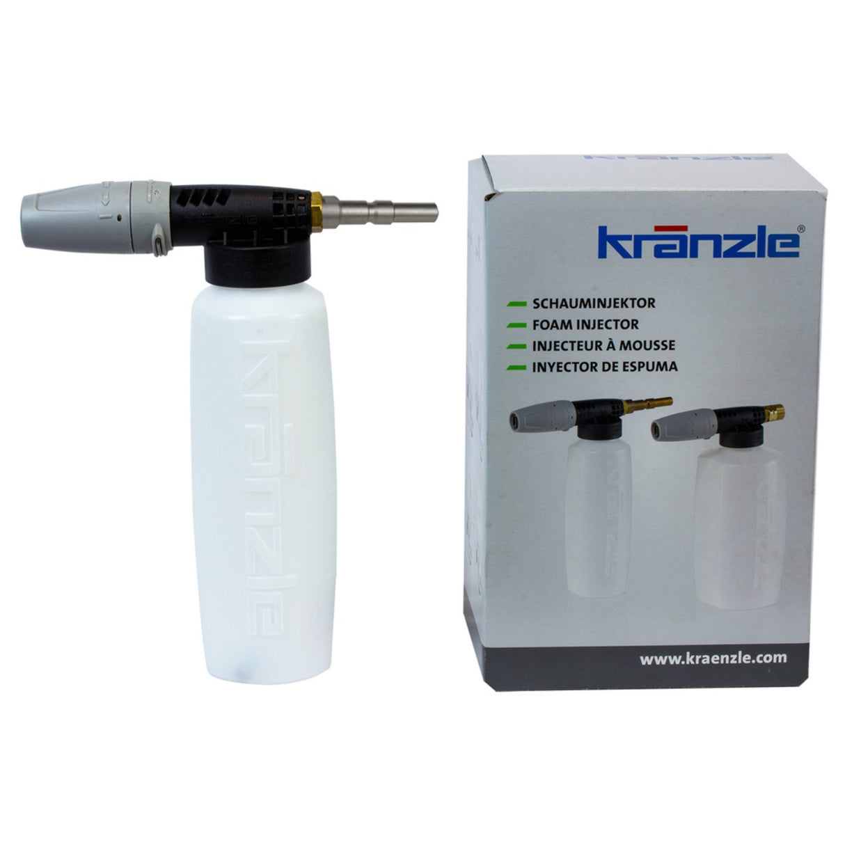 Kranzle Foam Cannon with Bayonet Quick Release - 1 Liter Adjustable Foam Cannon for Pressure Washers