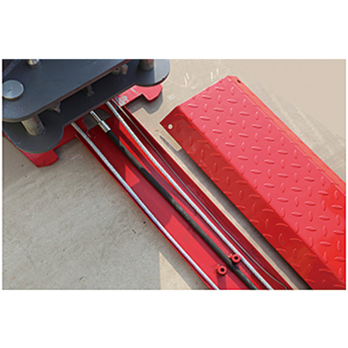 Fortisky FL-120GX 2-Post Base Plate Car Lift — 12,000 lb, Single-Point Lock Release