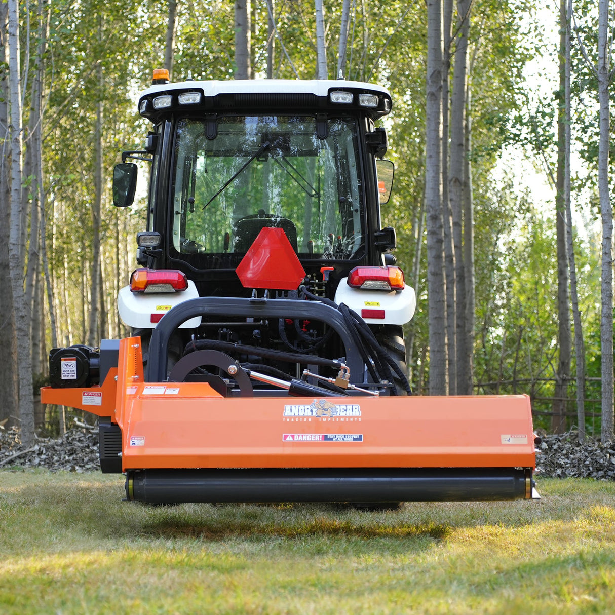 MechMaxx 72" Heavy Duty Offset Ditch Bank Flail Mower, CMR Gearbox, PTO, AGF72