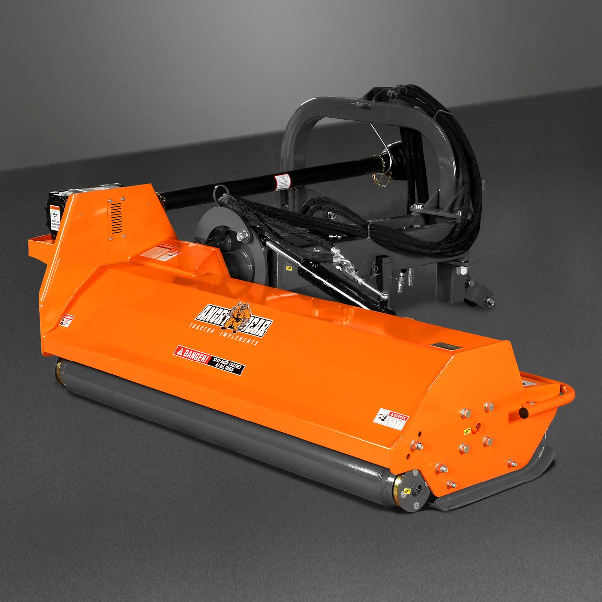 MechMaxx 72" Heavy Duty Offset Ditch Bank Flail Mower, CMR Gearbox, PTO, AGF72