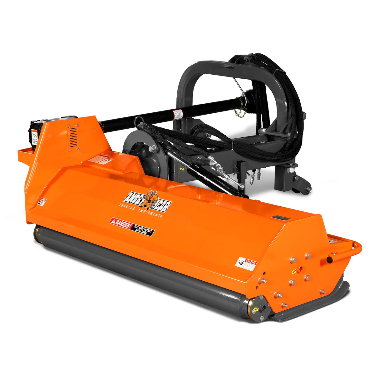 MechMaxx 72" Heavy Duty Offset Ditch Bank Flail Mower, CMR Gearbox, PTO, AGF72