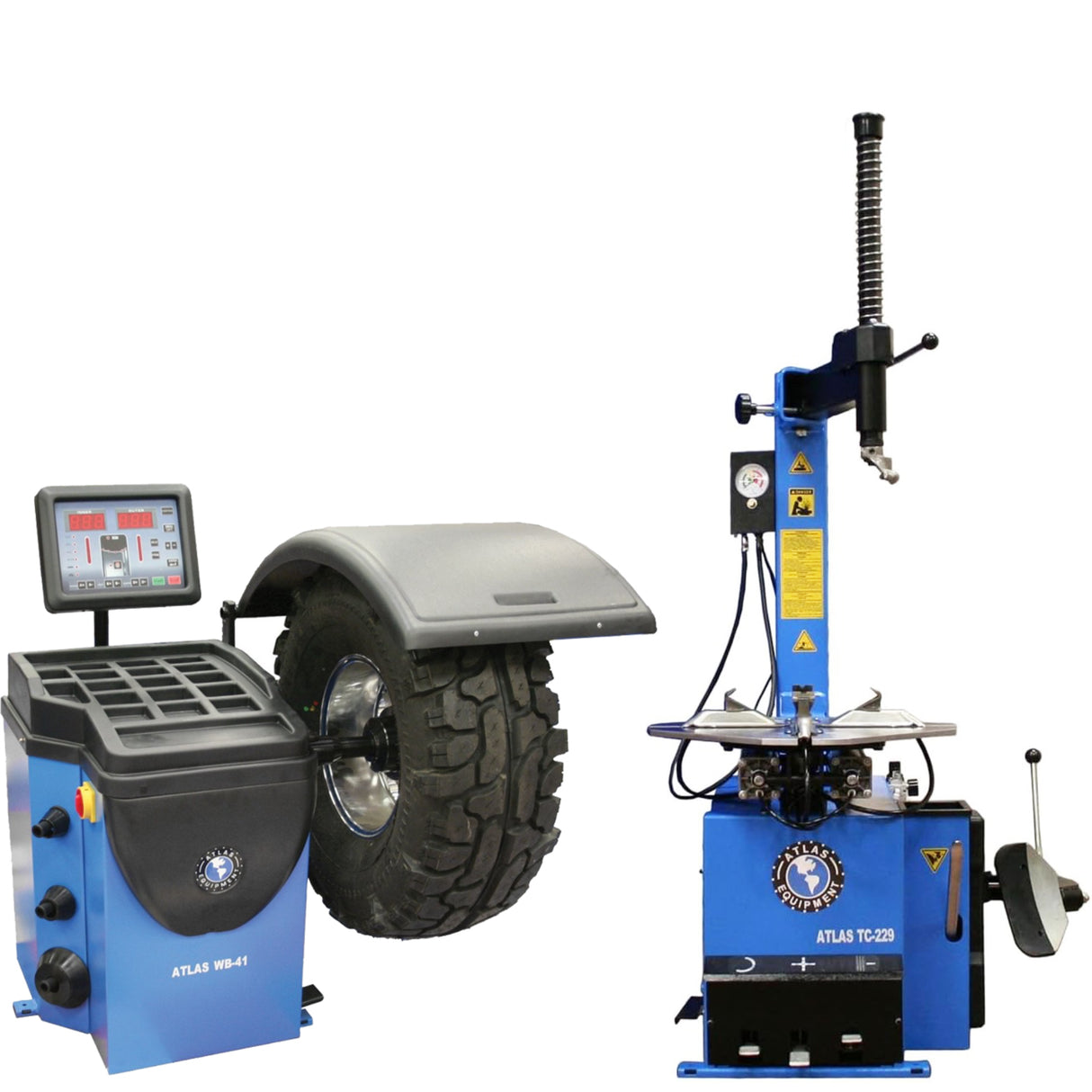 Atlas TC229 Tire Changer + WB41 Wheel Balancer Combo Package