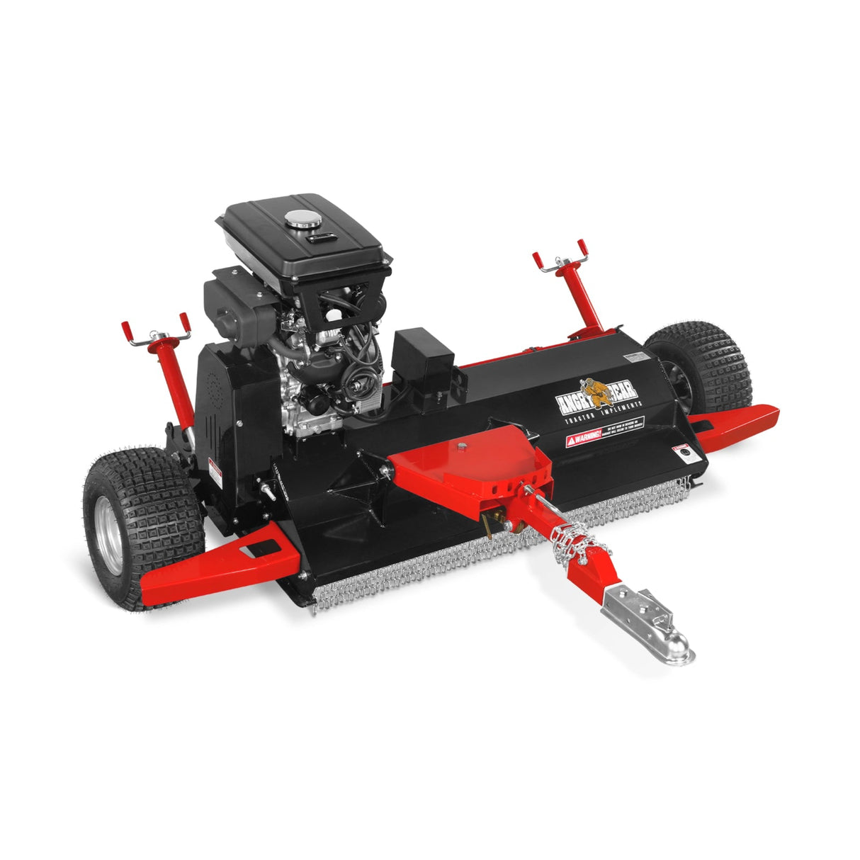 MechMaxx 55" Tow-Behind ATV Offset Flail Mower, 23HP 679cc Gas, E-Start