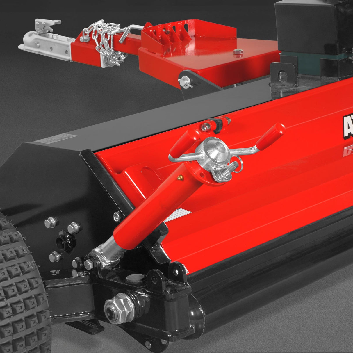 MechMaxx 55" Tow-Behind ATV Offset Flail Mower, 23HP 679cc Gas, E-Start