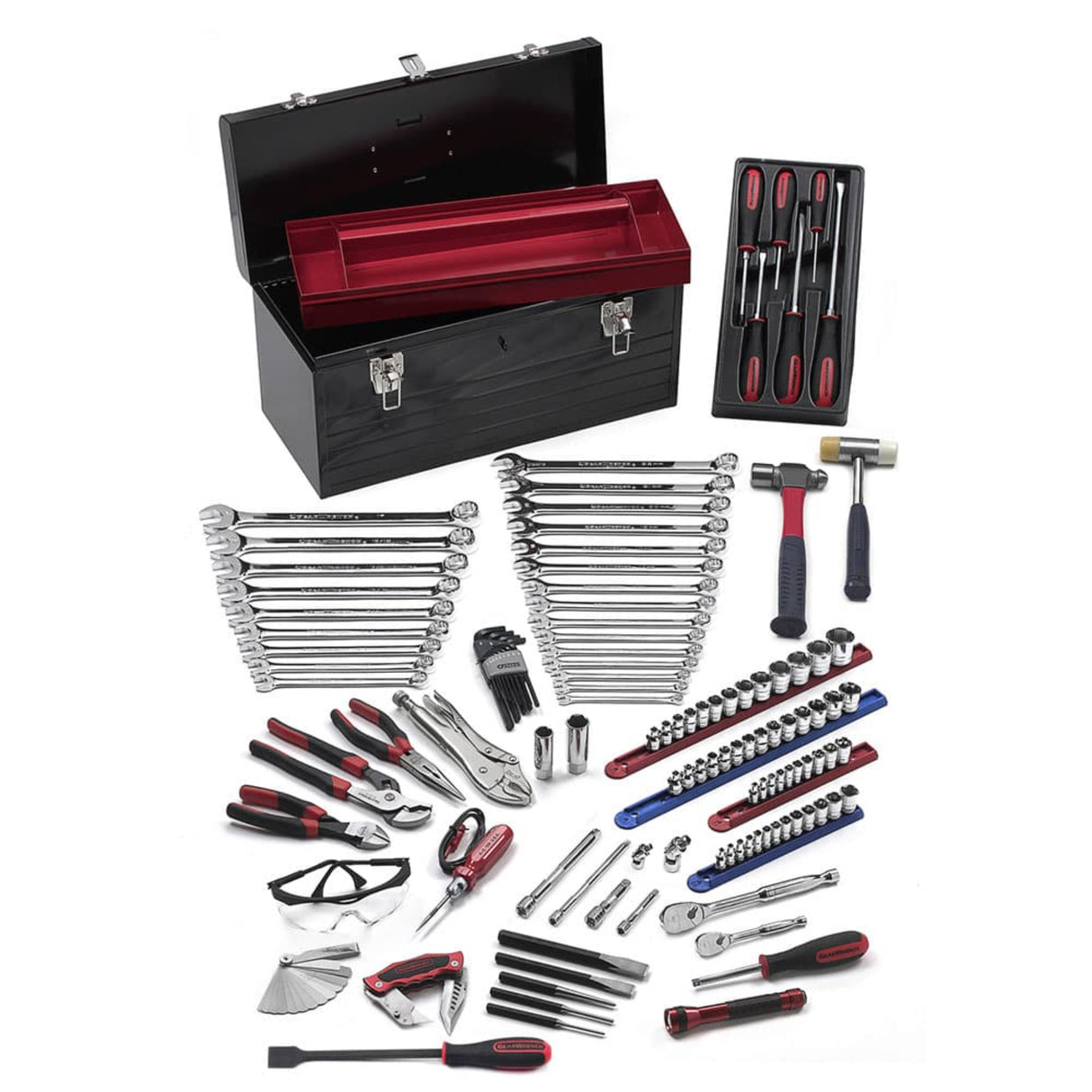 GearWrench 83090 121-Pc Auto TEP Introductory Set — 84T Ratchets, Metal Hand Box