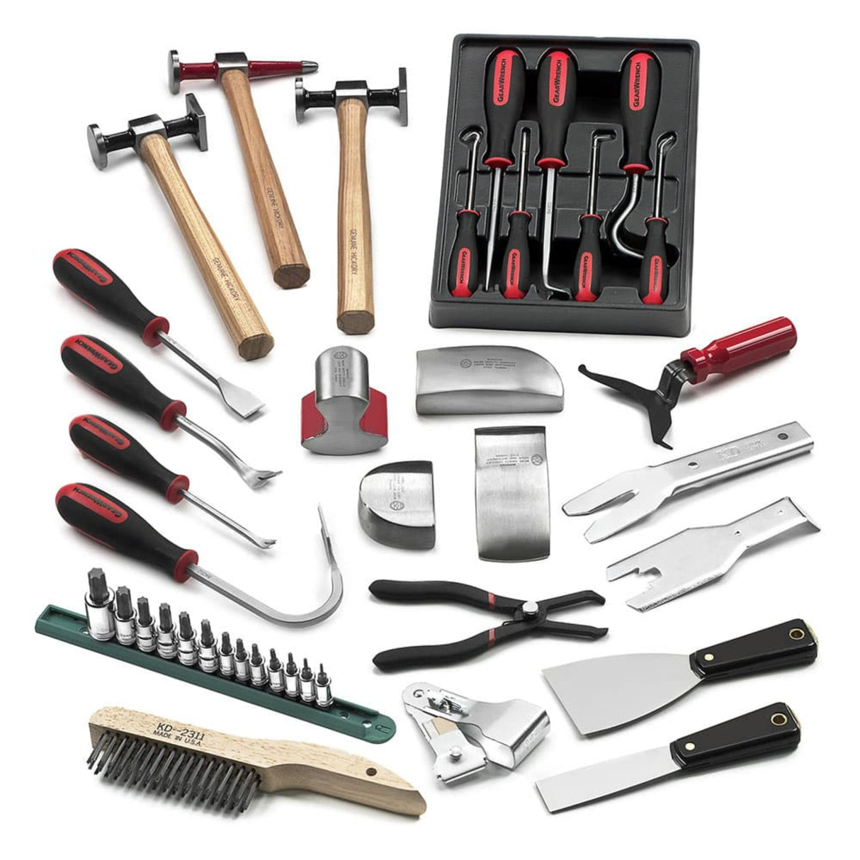 GearWrench 83093 36-Pc Auto Body TEP Career Builder Add-On Set — Hammer & Dolly, Trim Tools