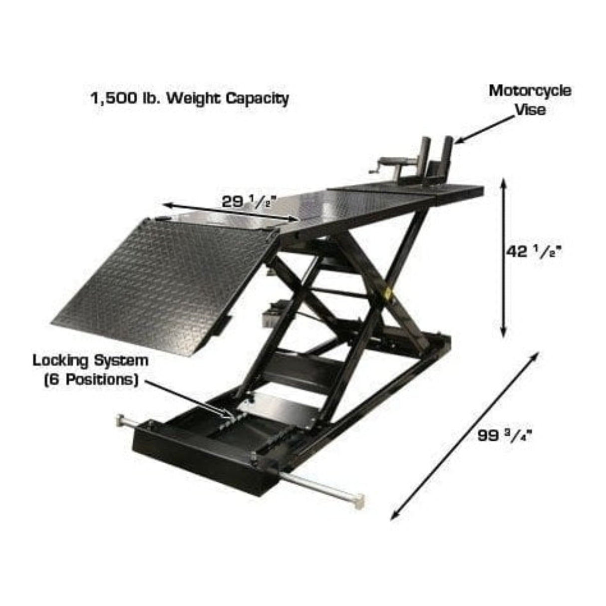 Atlas HI-RISE 1500 Motorcycle/ATV Lift