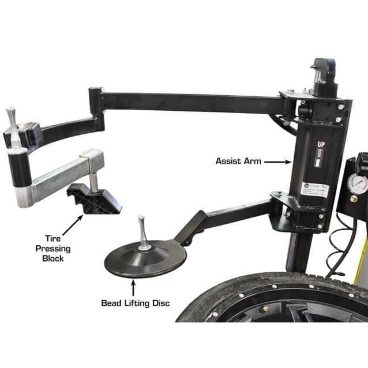 Atlas Platinum PTC300 Swing-Arm Tire Changer + PWB70 Spin Wheel Balancer Combo Package