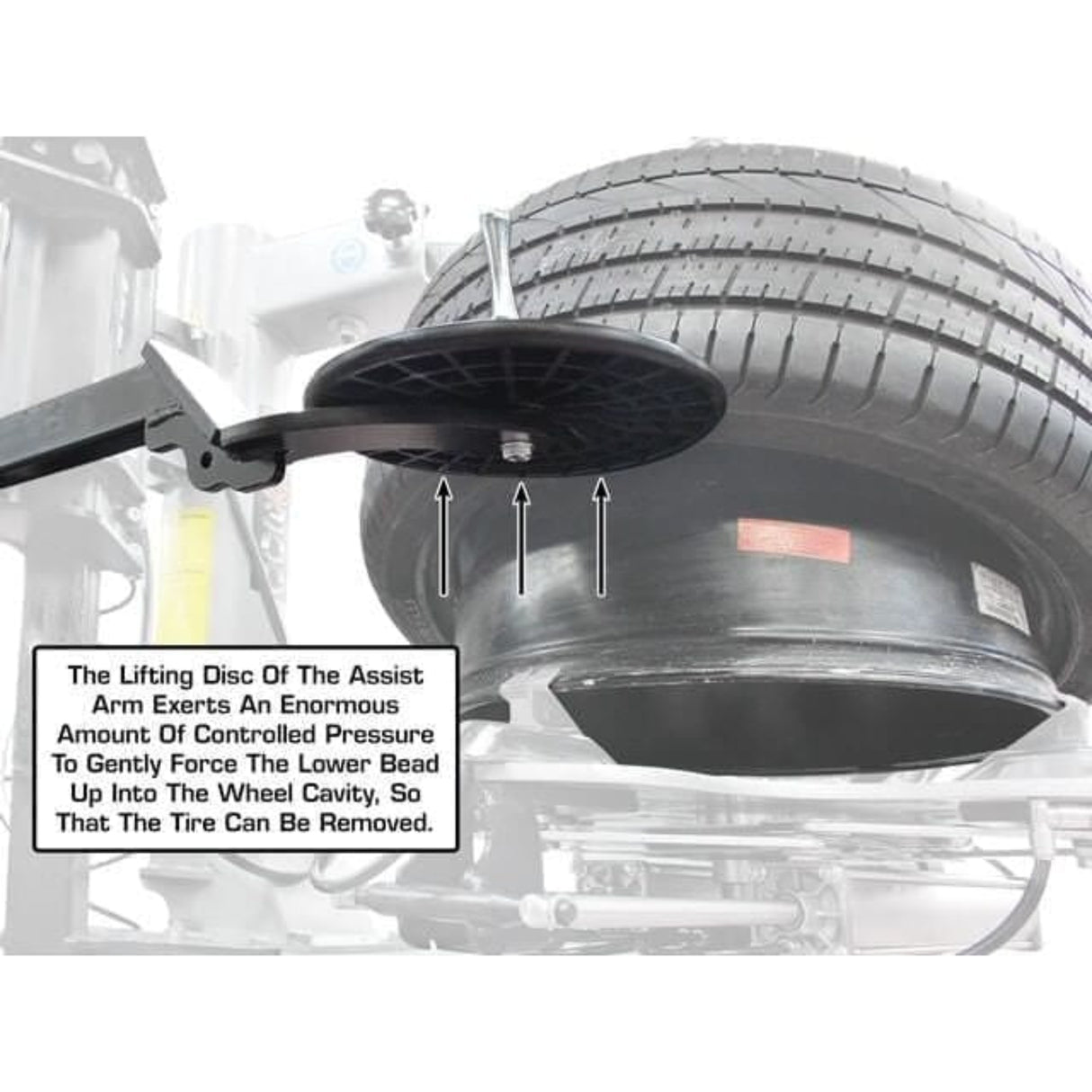 Atlas Platinum PTC300 Rim-Clamp Tire Changer w/ Assist Arm