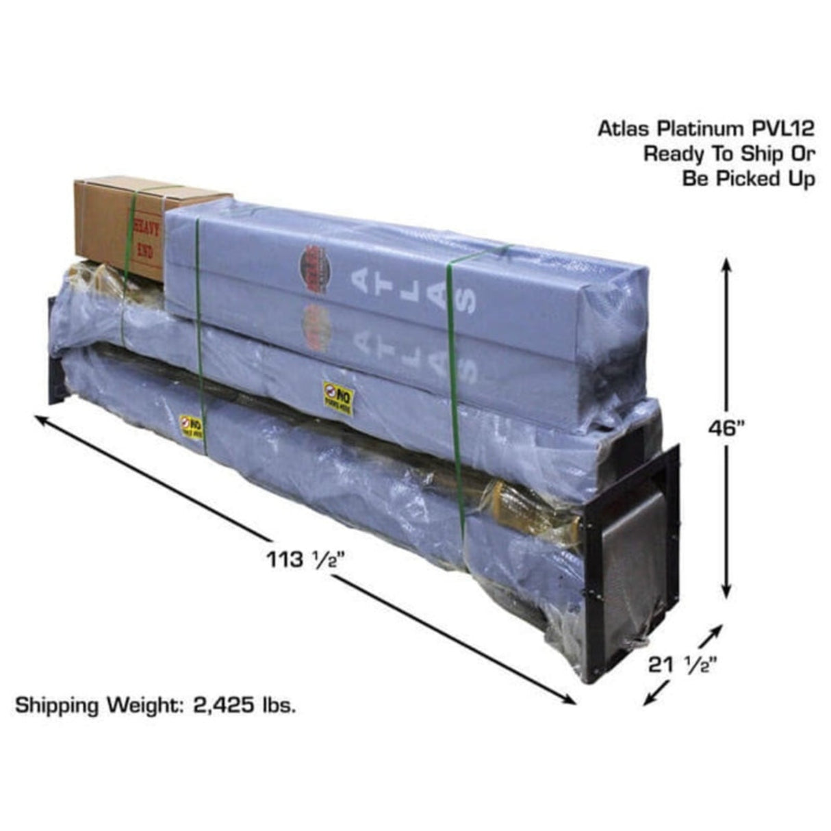 Atlas Platinum PVL12 ALI Certified 12,000 lb Overhead 2-Post Lift