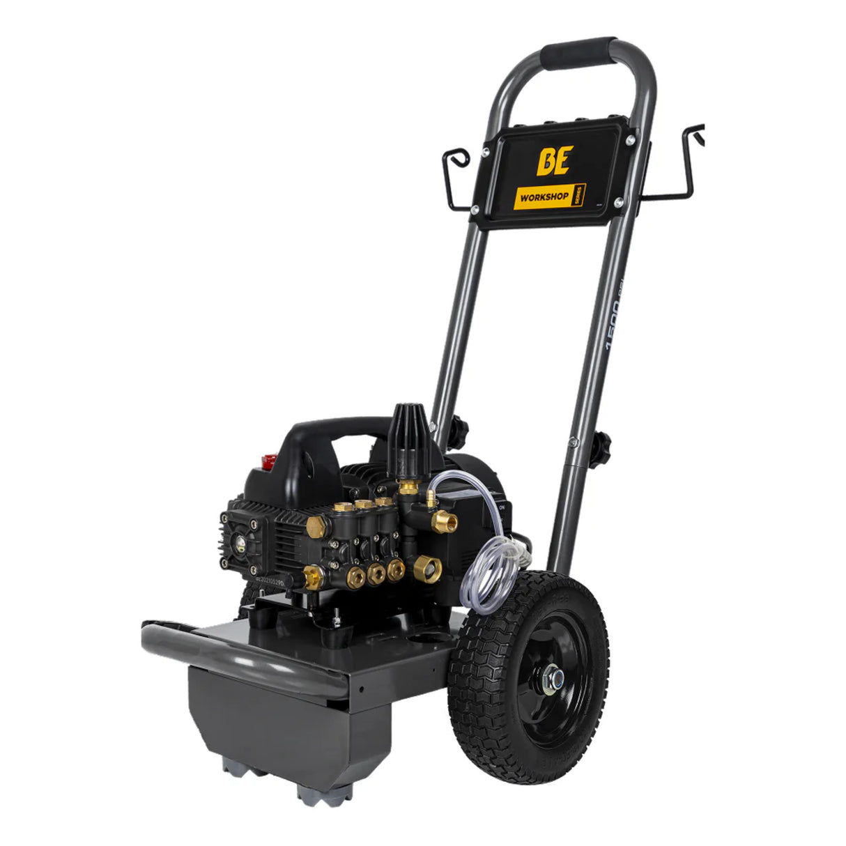 BE Power 1,500 PSI 1.6 GPM Workshop Electric Pressure Washer