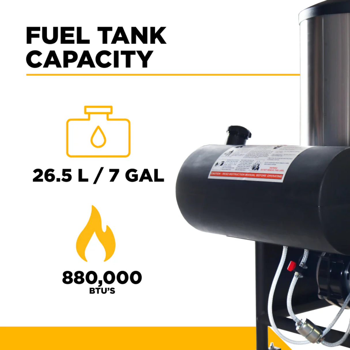 BE Power 115V Diesel-Fired Hot Box for High-Flow Pressure Washers