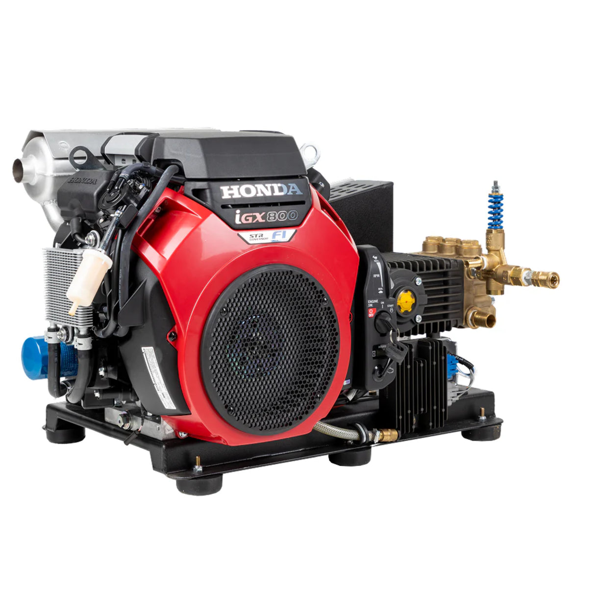 BE Power 3,500 PSI 10 GPM Industrial Truck-Mount Cold Water Gas Pressure Washer