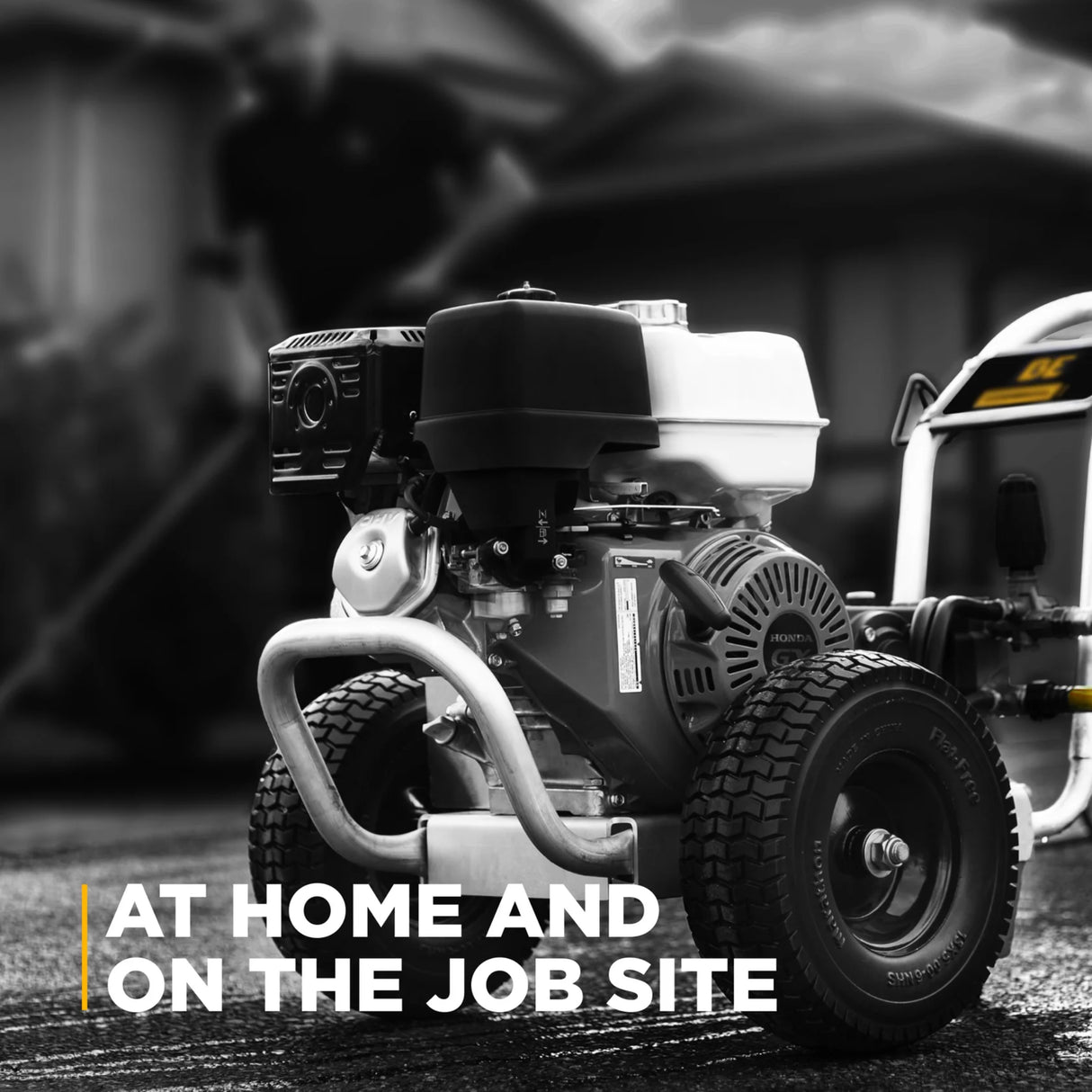 BE Power 4,200 PSI Industrial Wheeled Cold Water Gas Pressure Washer