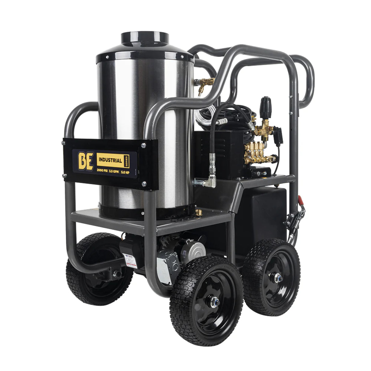 BE Power HW205EBA 2,000 PSI Hot Water Electric Pressure Washer