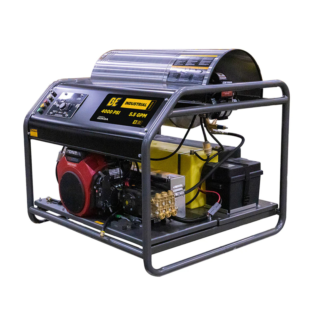 BE Power 4,000 PSI Truck-Mount Hot Water Pressure Washer with Honda GX690 Engine