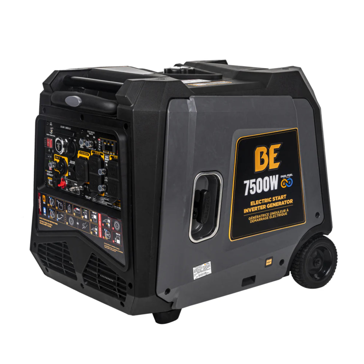BE Power Equipment BE7500ID 7500W Dual-Fuel Digital Portable Inverter 312cc Generator