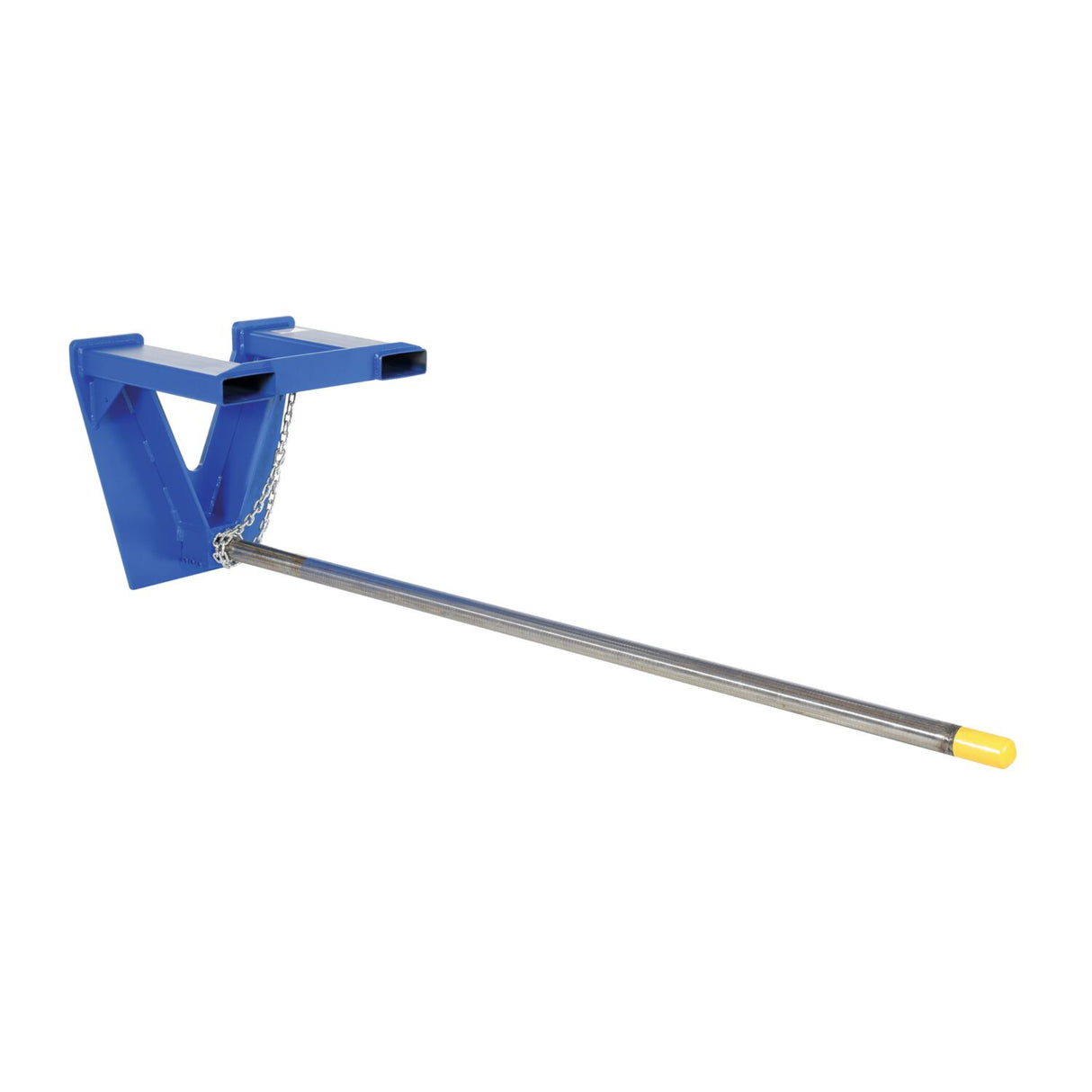 Vestil CRP Inverted Fork-Mounted Rug Ram / Carpet Pole — Forklift Carpet Roll & Rug Boom, 48"–144", Up to 2,500 lb