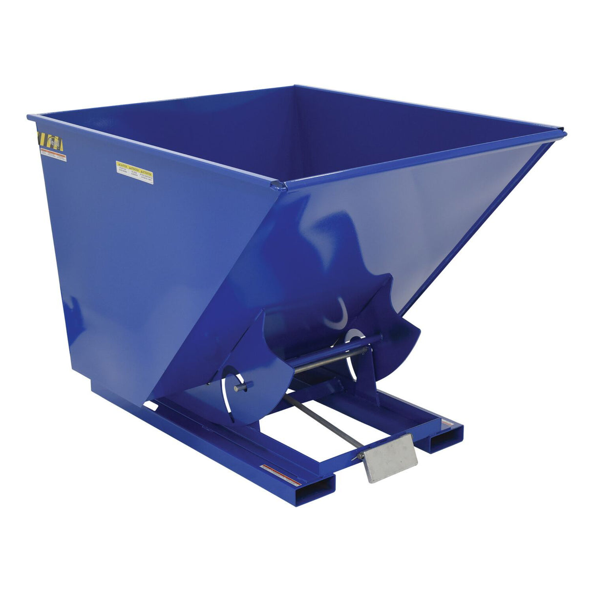 Vestil High Strength Self-Dumping Steel Hoppers | 100,000 PSI Steel, Dent & Puncture Resistant, Foundry-Grade, 4,000–6,000 lb