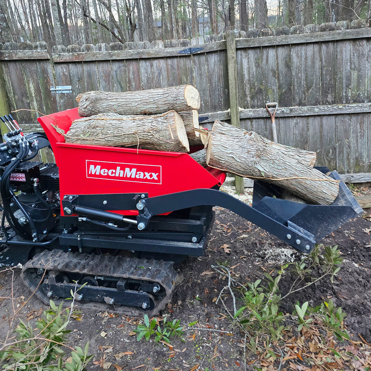 MechMaxx 1100lb 10HP 302cc Tracked Dumper, Tipping & Lifting, D50HTFL