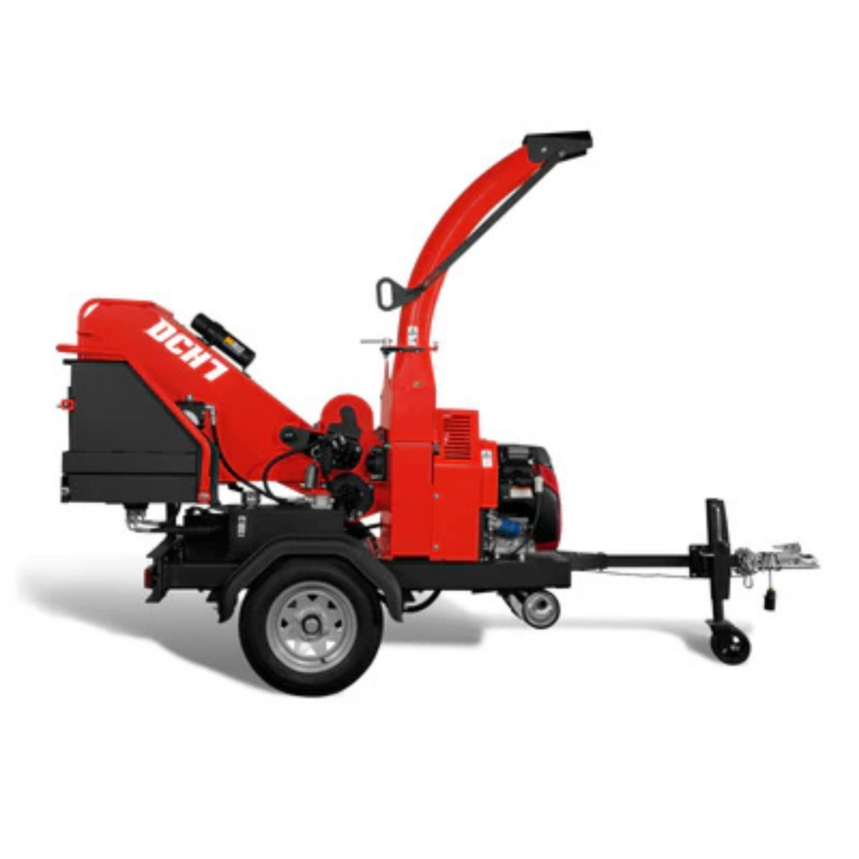 MechMaxx - HONDA GX690 22HP 688cc Gas Powered 7” Hydraulic Feed Wood Chipper, Highway Towable Disc Chipper DCH7