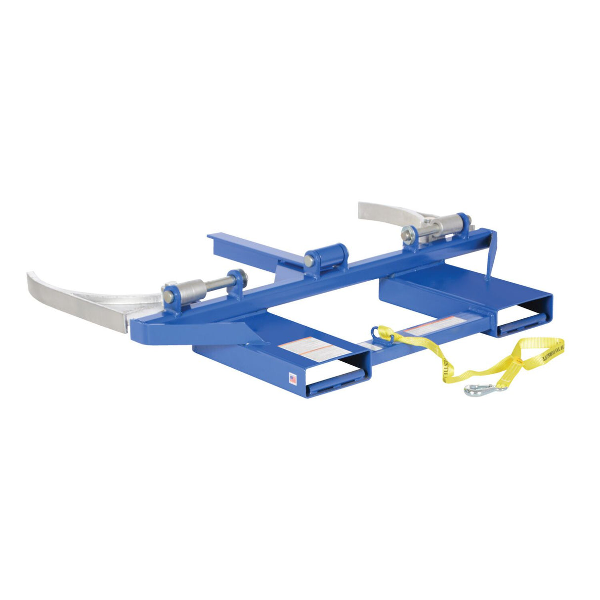 Vestil DGS & DGD Drum Grippers | Forklift Knuckle-Grip Drum Lifter, Single & Double Drum, Auto-Release, 800–2,000 lb