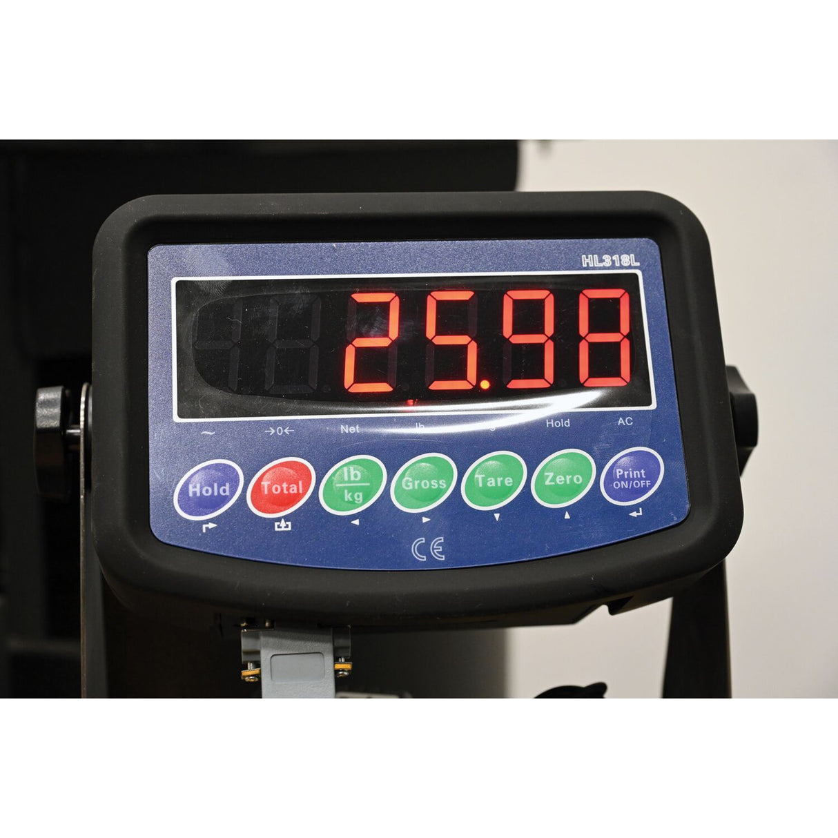 Vestil DGPS-55-SCL Fork Mounted Drum Gripper with Digital Scale | Grip & Weigh 55-Gallon Steel or Poly Drums, Top-Lip Lift, 700 lb