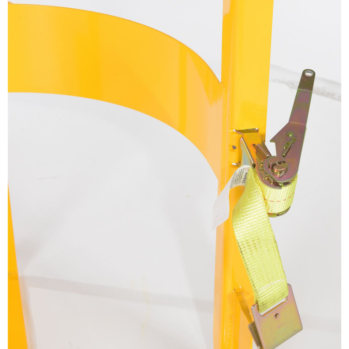 Vestil DRUM-LUG Overhead Drum Lifter — Crane & Forklift Dual-Mode Steel Drum Saddle, 1,000 lb Capacity, 30/55-Gallon