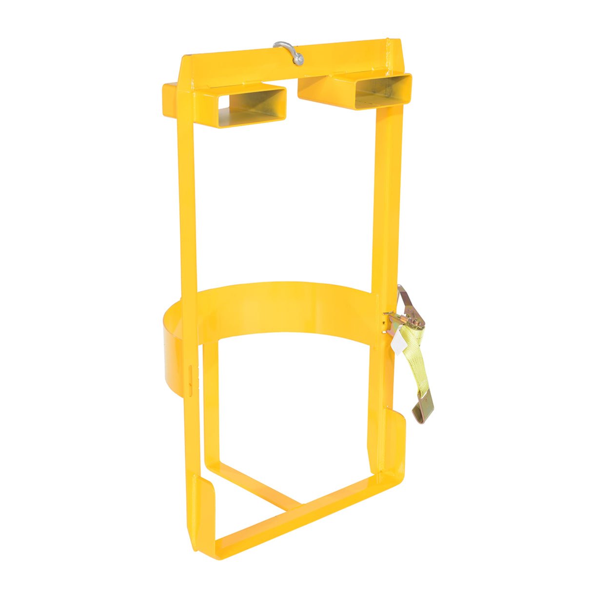 Vestil DRUM-LUG Overhead Drum Lifter — Crane & Forklift Dual-Mode Steel Drum Saddle, 1,000 lb Capacity, 30/55-Gallon