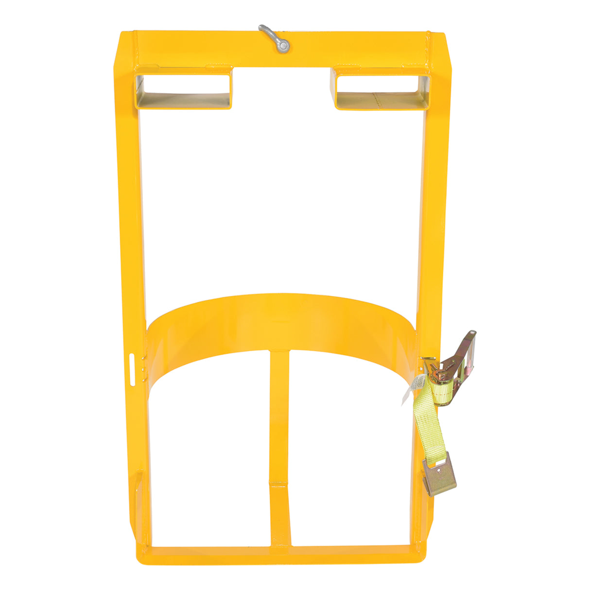 Vestil DRUM-LUG Overhead Drum Lifter — Crane & Forklift Dual-Mode Steel Drum Saddle, 1,000 lb Capacity, 30/55-Gallon