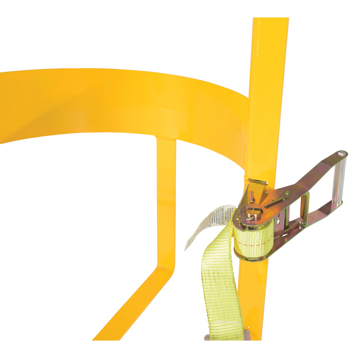 Vestil DRUM-LUG Overhead Drum Lifter — Crane & Forklift Dual-Mode Steel Drum Saddle, 1,000 lb Capacity, 30/55-Gallon