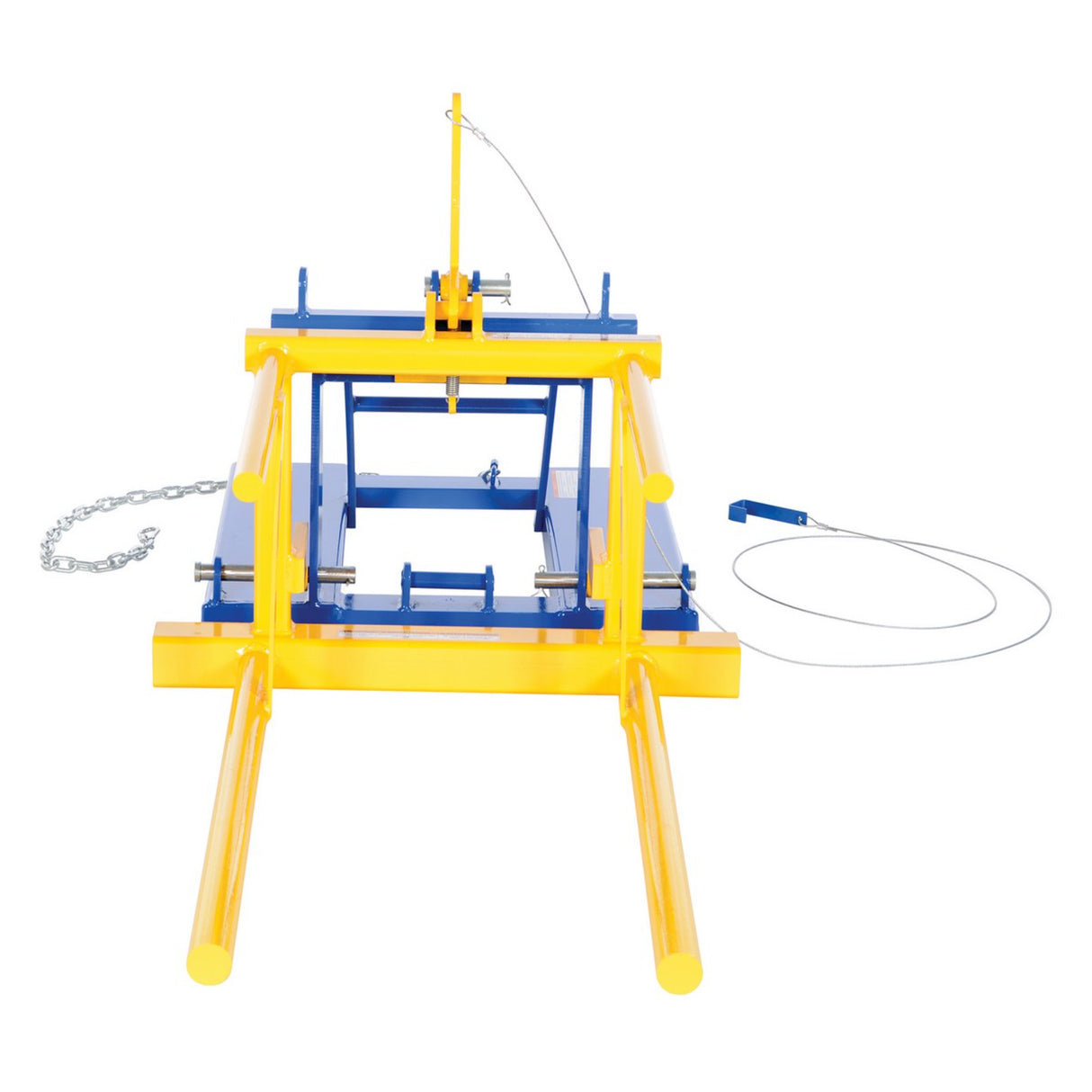 Vestil DRUM-P Drum Positioners | Rotate Standing Drums to Horizontal Racking Position, Forklift-Operated, 800 lb, 30 & 55-Gallon