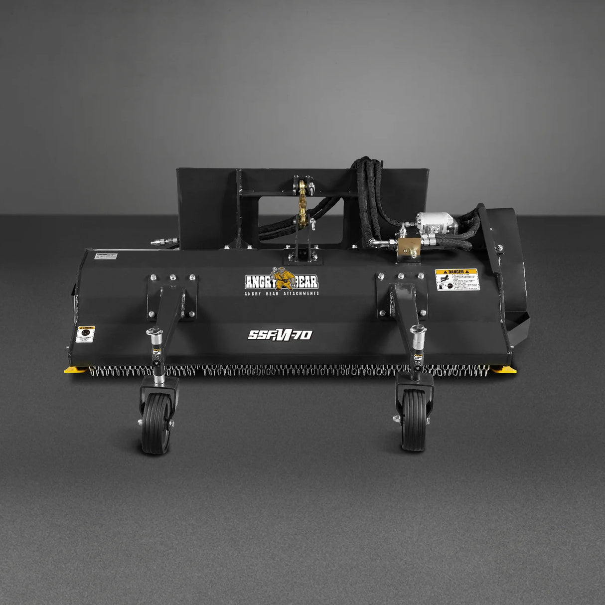 MechMaxx 68" Hydraulic Flail Mower Attachment for Skid Steer Loaders