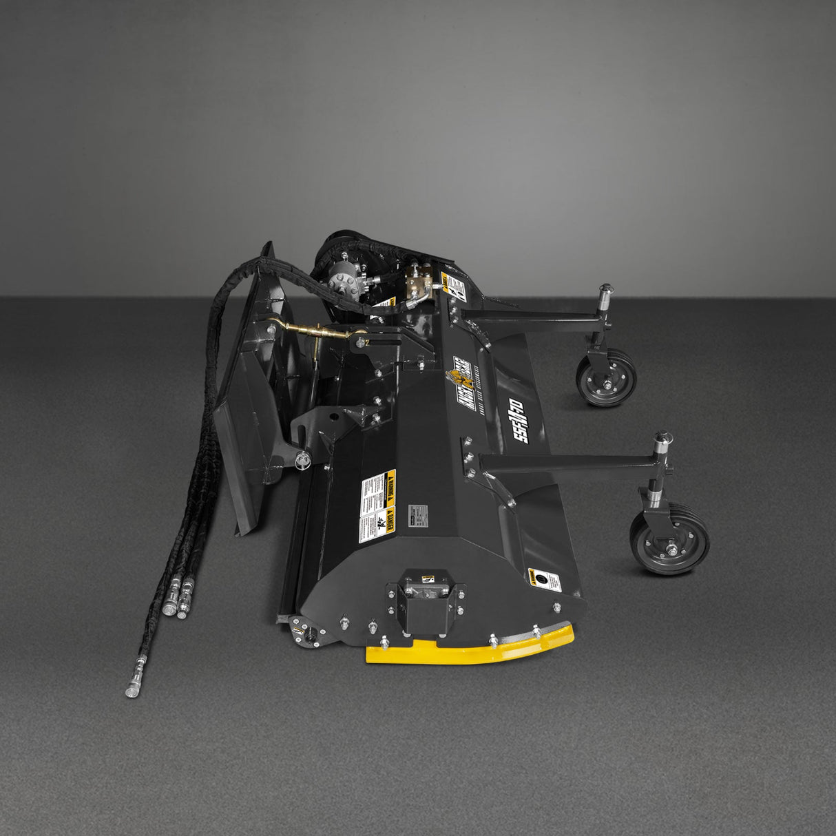 MechMaxx 68" Hydraulic Flail Mower Attachment for Skid Steer Loaders
