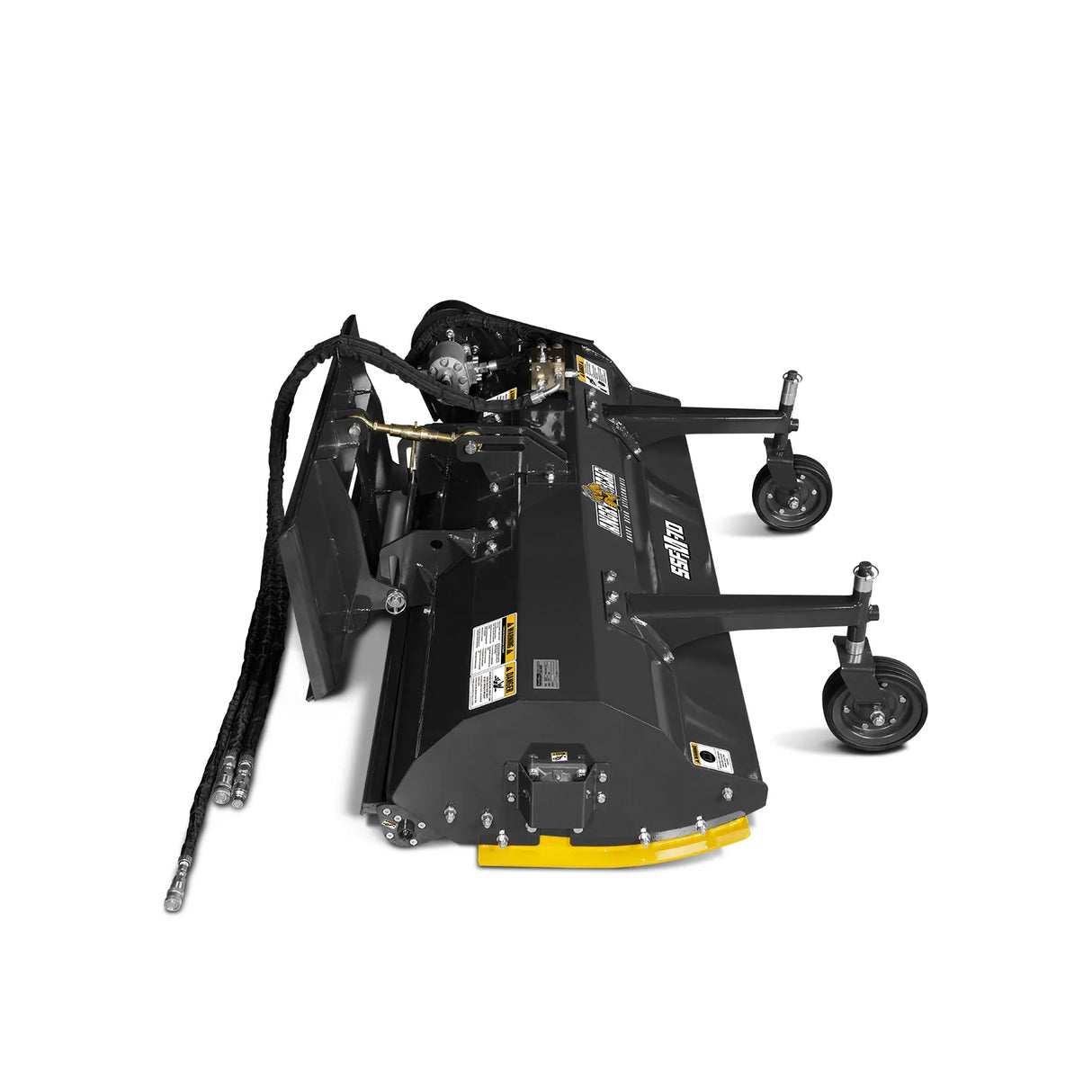 MechMaxx 68" Hydraulic Flail Mower Attachment for Skid Steer Loaders