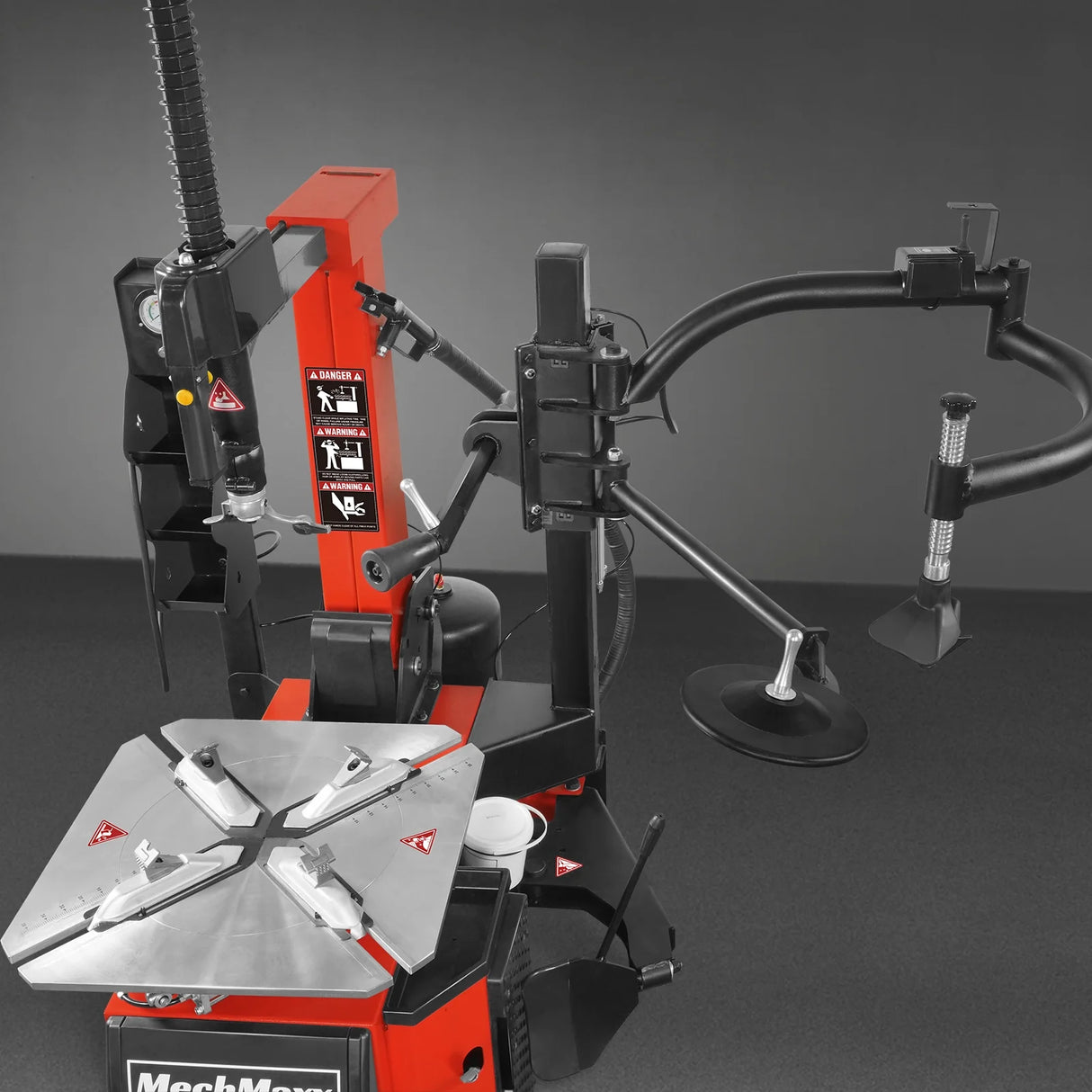 MechMaxx 28" Rim Tilt Back Tire Changer with Assist Arm & Bead Blaster