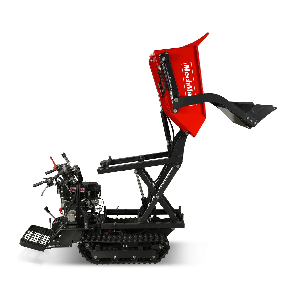 MechMaxx 1100lb 10HP 302cc Tracked Dumper, Tipping & Lifting, D50HTFL