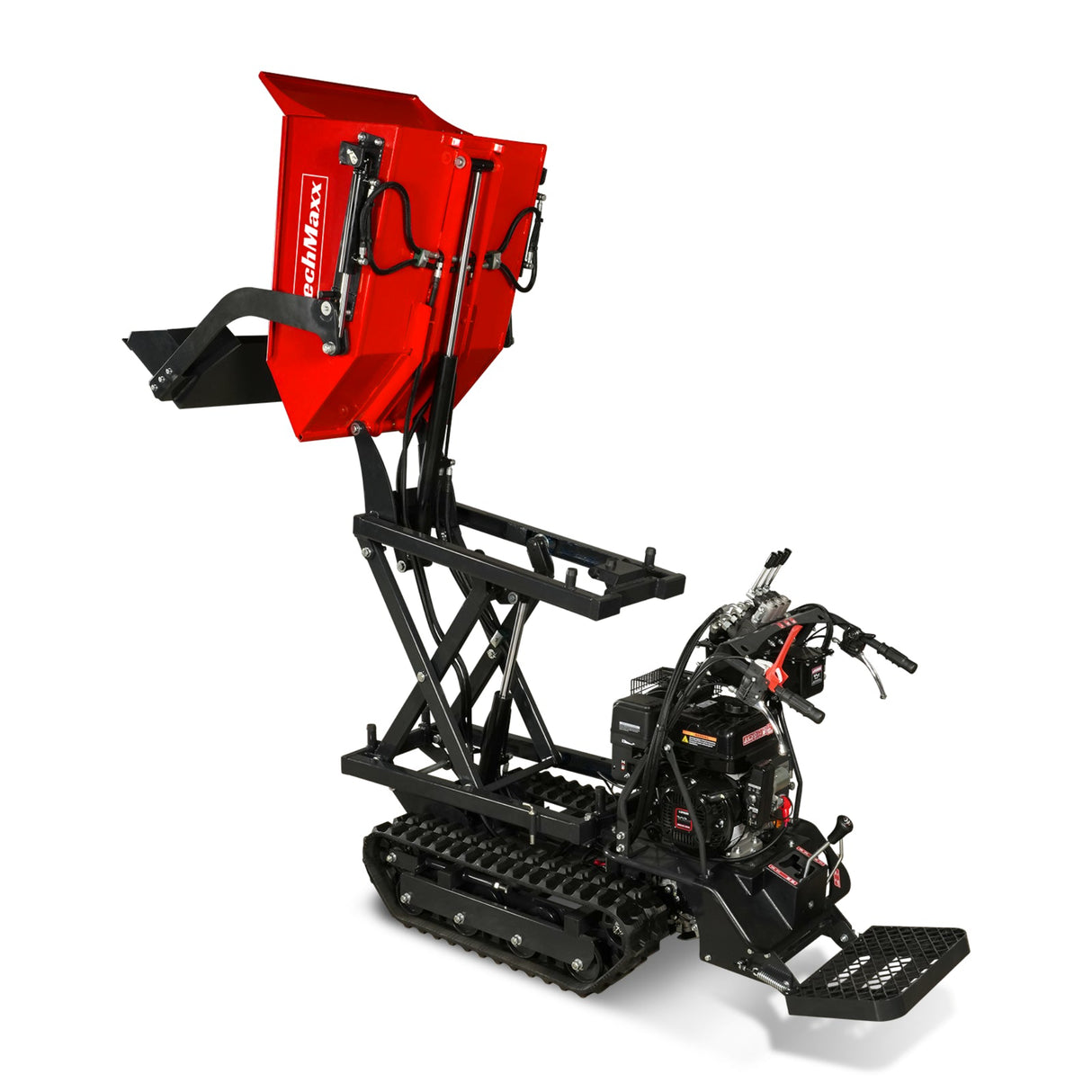 MechMaxx 1100lb 10HP 302cc Tracked Dumper, Tipping & Lifting, D50HTFL