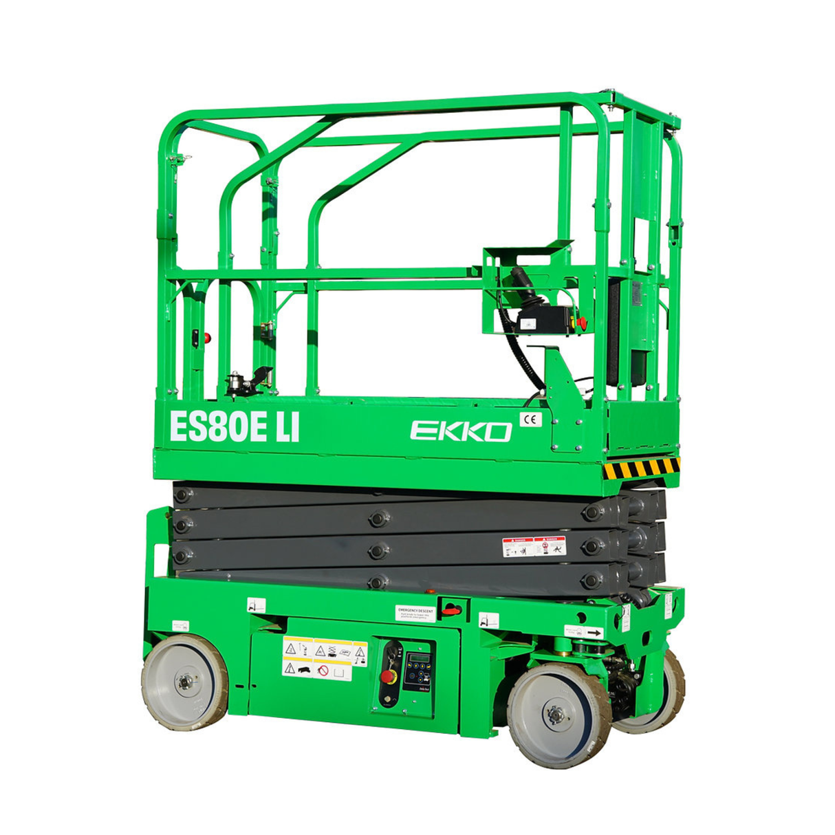 EKKO ES80E-Li 26.2ft Electric Scissor Lift Platform 990 lb Capacity Lithium Aerial Lift