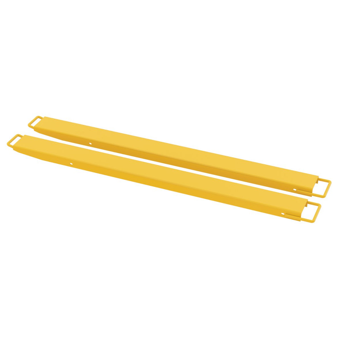Vestil FE-HS High Strength Fork Extensions | 4,000 lb Capacity Per Pair, 40% Lighter, Fits Class 2 & 3 Forks, 4"/5"/6" Width, 63"–96" Length