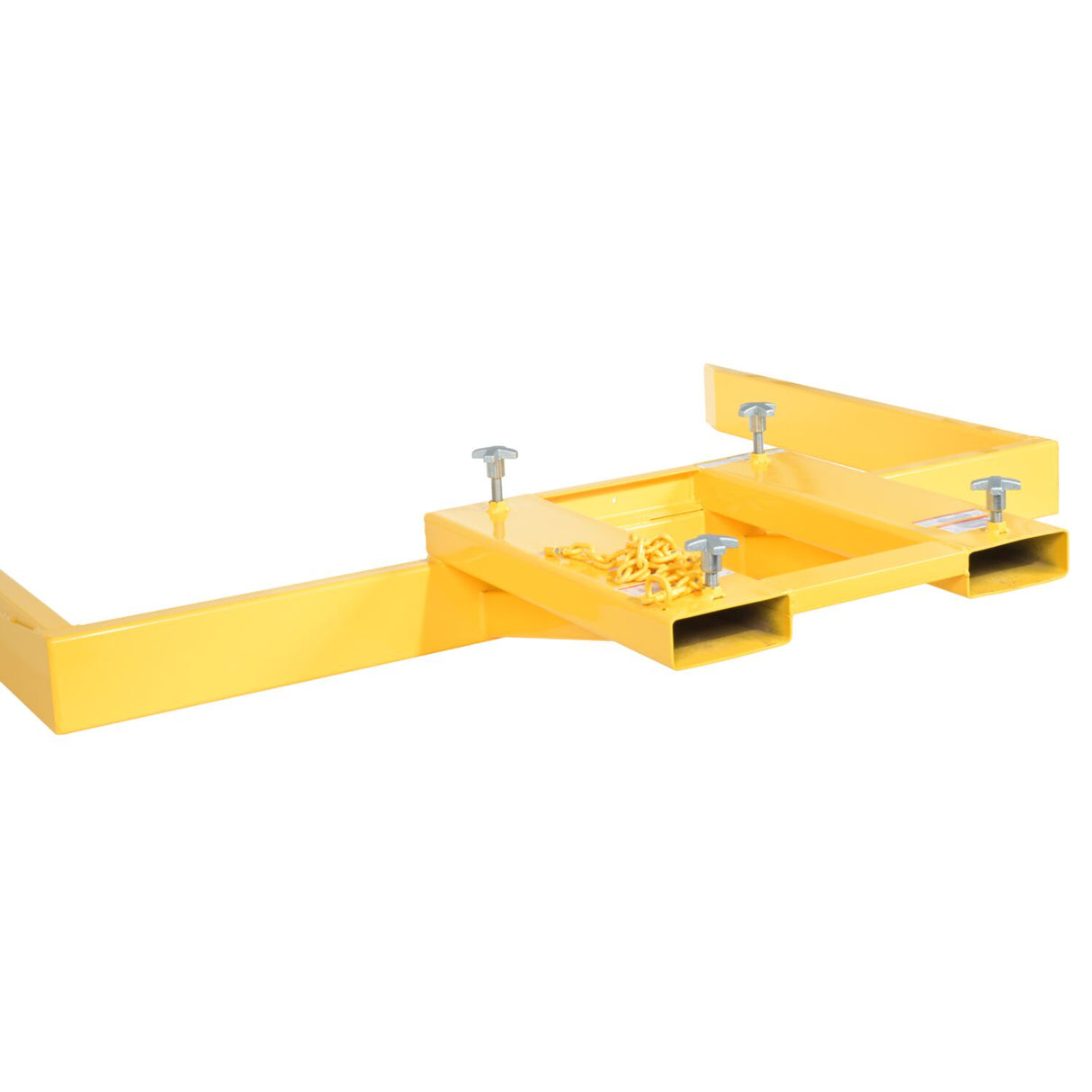 Vestil FLDM-2-72 Fork Mounted Front Load Dumpster Mover — Forklift Dumpster & Hopper Mover, 72" Fixed Forks, 2,000 lb Capacity