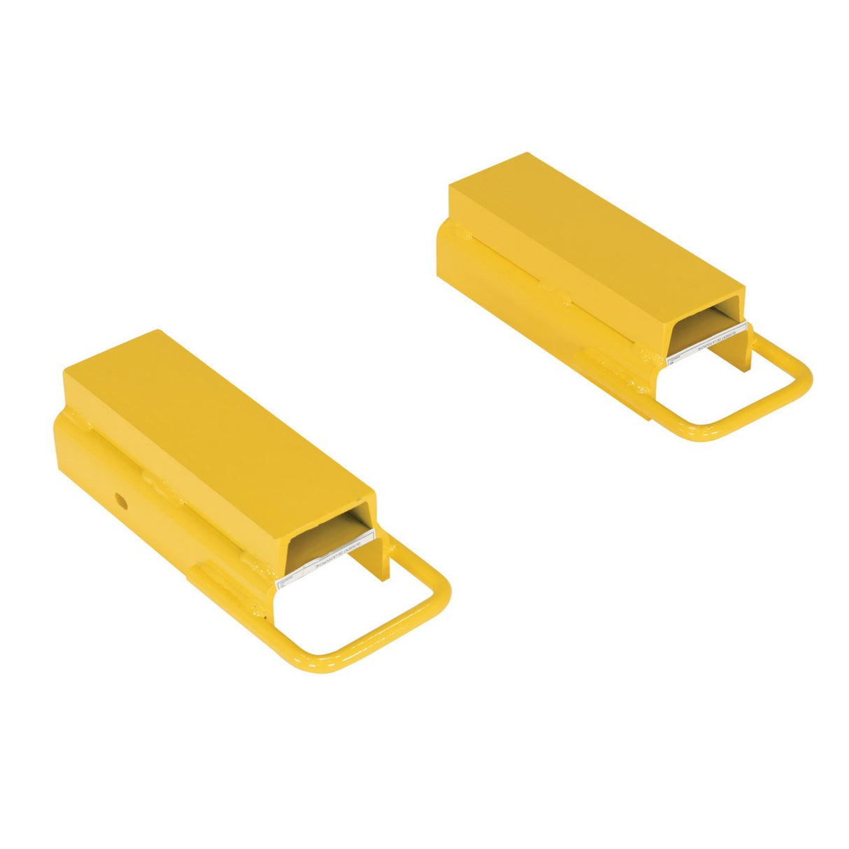 Vestil FRS Fork Rear Spacers | Loop-On Steel Heel Spacers, Stop Loads Sliding Back, Fits 4"/5"/6" Forks, Sold in Pairs