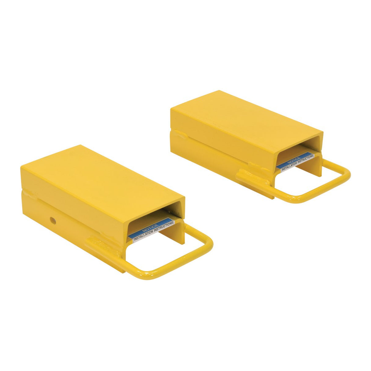Vestil FRS Fork Rear Spacers | Loop-On Steel Heel Spacers, Stop Loads Sliding Back, Fits 4"/5"/6" Forks, Sold in Pairs