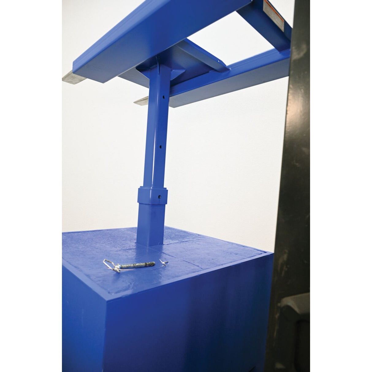 Vestil FWBC Fork-Mounted Trash Bin Compactor — Dead-Weight Forklift Waste Compactor, 2,000 & 4,000 lb, Empty or Cement-Filled