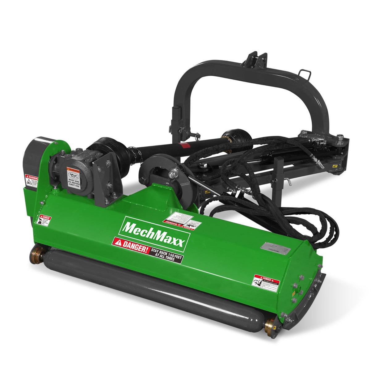 MechMaxx 48" Offset Flail Ditch Bank Mower, 3-Point, 25-50HP, VAM48
