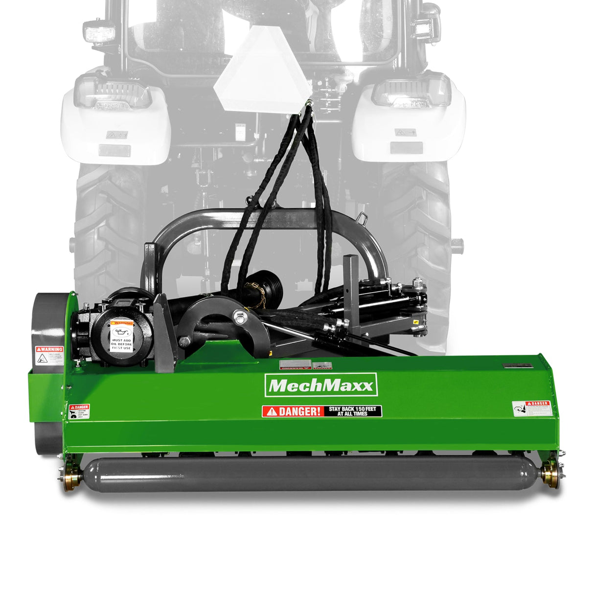 MechMaxx 60" Offset Flail Ditch Bank Mower, 3-Point, 25-60HP, VAM60