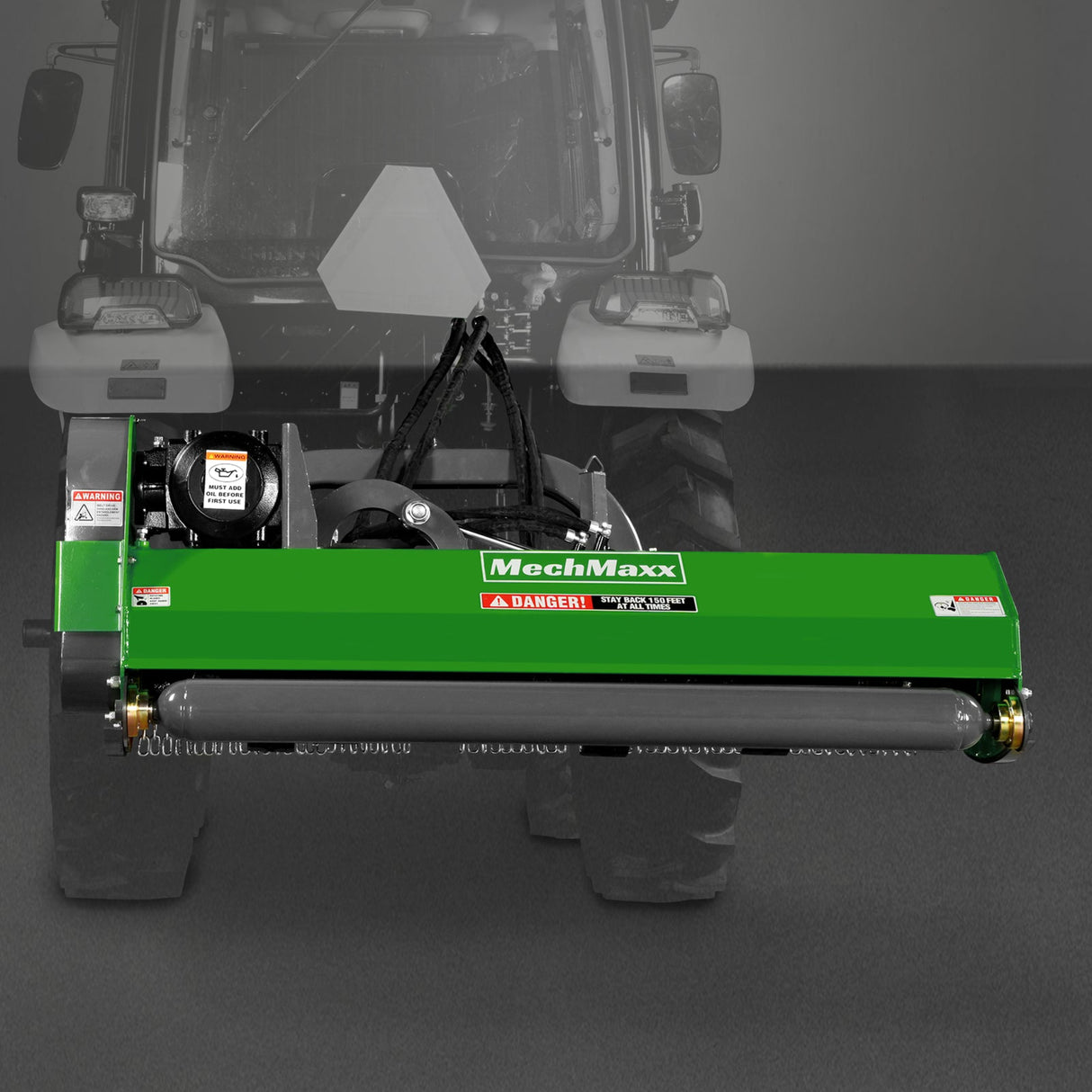 MechMaxx 60" Offset Flail Ditch Bank Mower, 3-Point, 25-60HP, VAM60