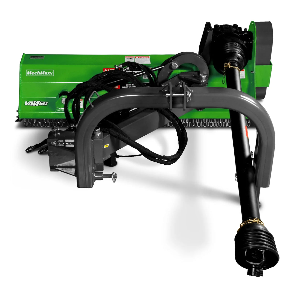 MechMaxx 60" Offset Flail Ditch Bank Mower, 3-Point, 25-60HP, VAM60