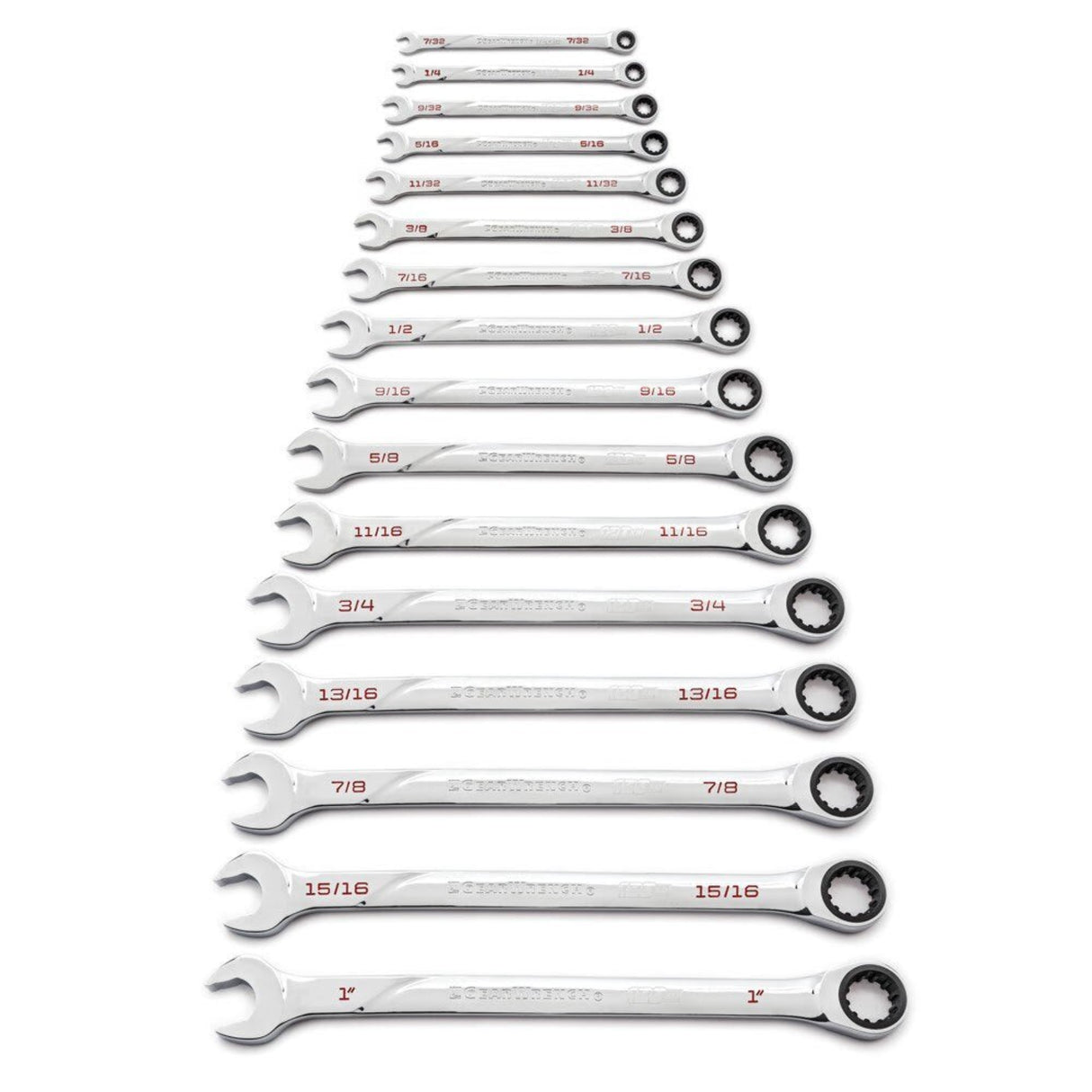 GearWrench 86451 16-Pc 120XP Universal Spline XL Ratcheting Wrench Set — SAE